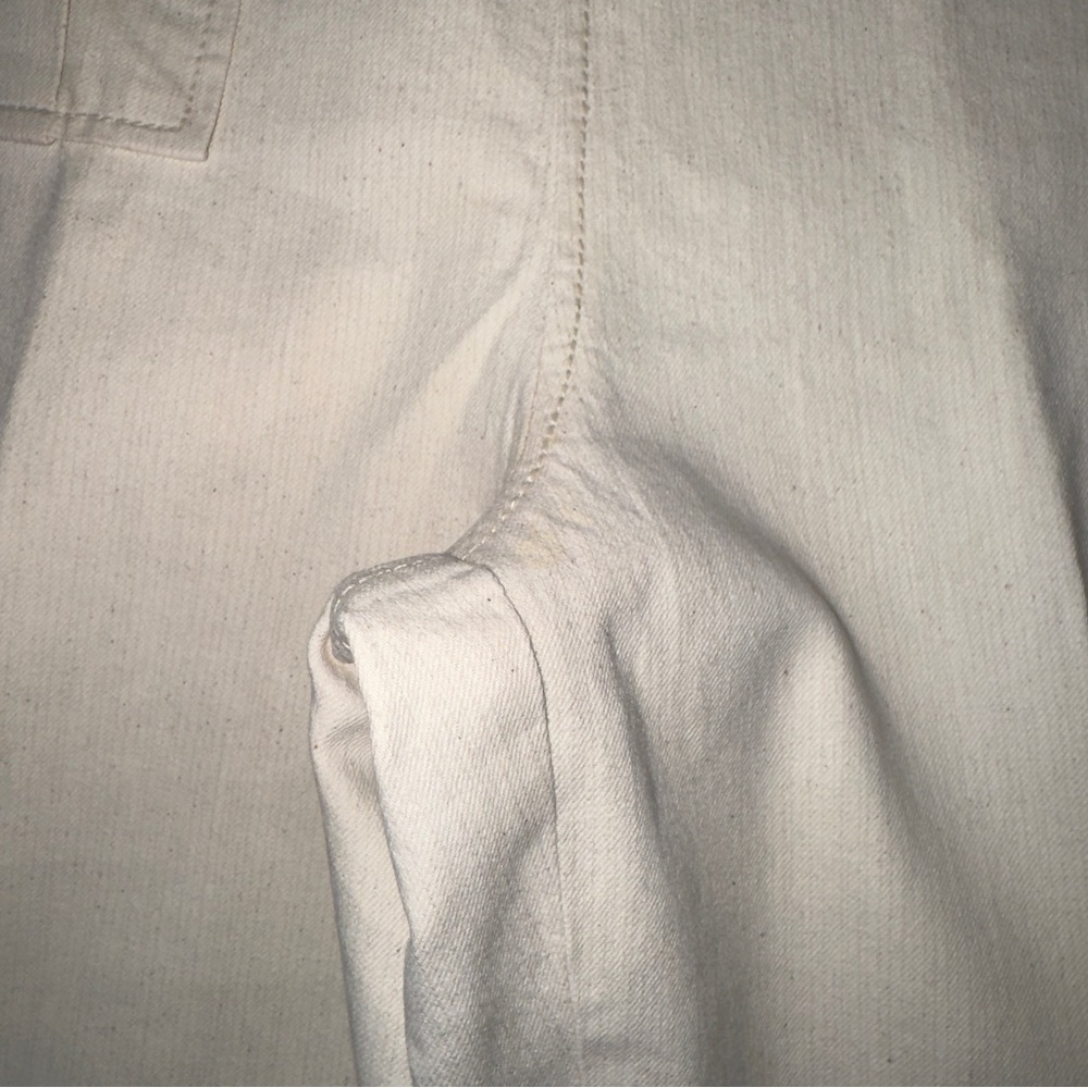 Susan Bristol Cream Stretch Straight-Leg Pants Women’s Size 6‎ - Picture 2 of 12